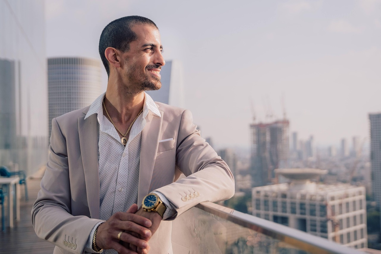 Man, suit, success — Premium Seattle Windows for Style and Durability